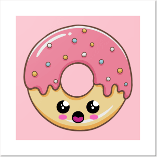 Kawaii donut hole Posters and Art